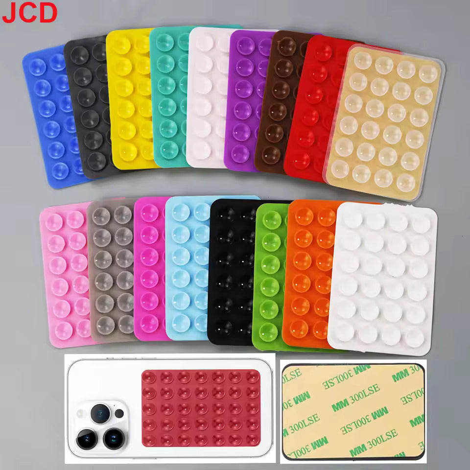 Universal Silicone Suction Grip Pad – 24-Square Anti-Slip Design